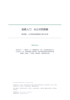 函数入门：从公式到图像第一页预览